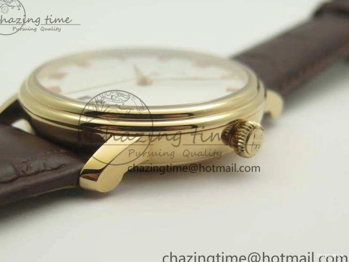 0519 Villeret 6669 RG HG 1:1 Best Edition White Dial On Leather Strap V UrbanStyle 8096